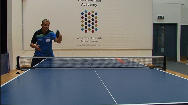 Ping Pong Video tips video Tutorial With Eli Baraty - Backhand Stroke