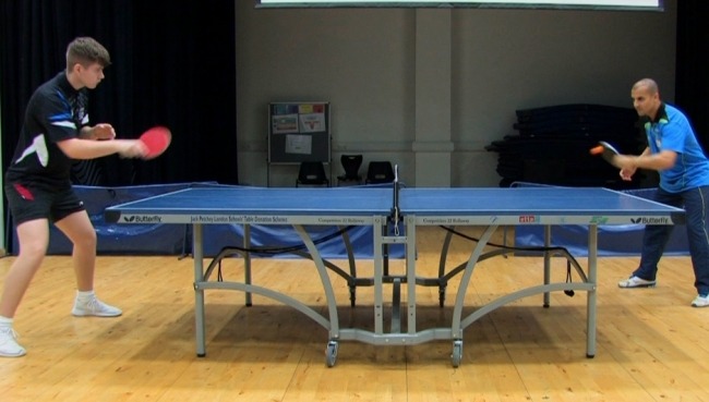 Ping Pong coaching tip Backhand Stroke by Eli Baraty