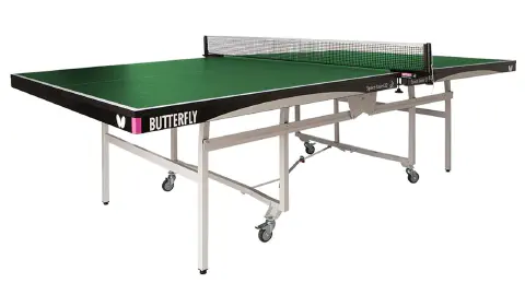 Butterfly Space Saver 22 Ping Pong Table in Green