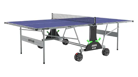 KETTLER Outdoor Table Tennis Bundle with Rackets and Balls.
