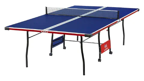JOOLA Liberty Americana Ping Pong Table with 15mm thickness and Quick Clamp Net Set